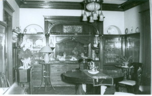 The dining room in a 1901 Ingham house, c. 1947.